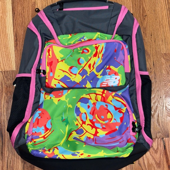 New Balance Multicolor Abstract Backpack - Picture 1 of 2